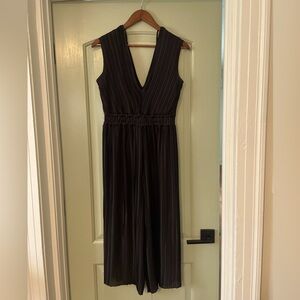 Black Satin Formal Jumpsuit